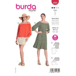 Schnittmuster - burda style - Kleid & Bluse - 5920