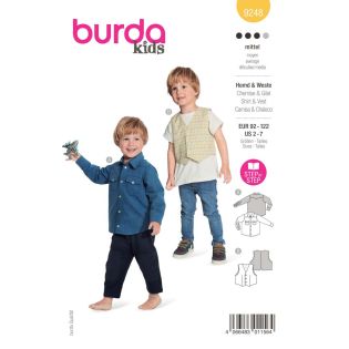 Schnittmuster - burda kids - Jungen - Hemd & Weste - 9248