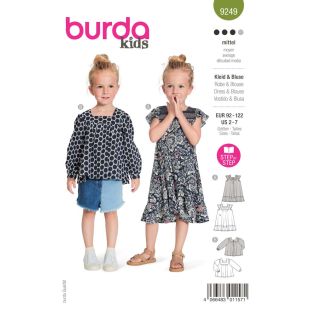 Schnittmuster - burda kids - Mädchen - Kleid & Bluse - 9249