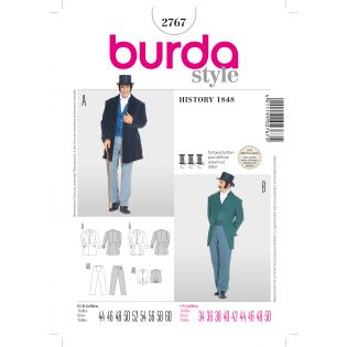 Schnittmuster - burda style - History 1848 Mann
