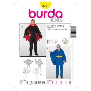 Schnittmuster - burda style - Vampir & Bat-Boy - 2791