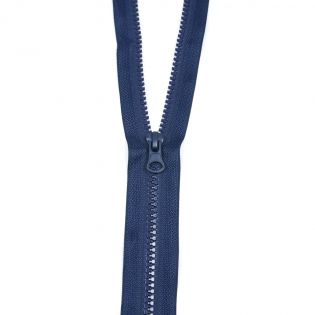 Reißverschluss - teilbar - 100 cm - navy