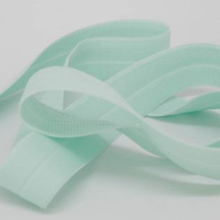 Elastisches Einfassband - gerippt - uni - mint