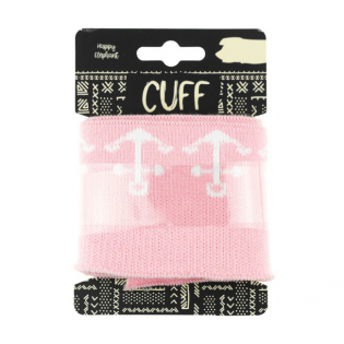 Strickbündchen - Cuff - Anker - rosa