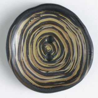 2-Loch-Knopf - 28 mm - Holzoptik