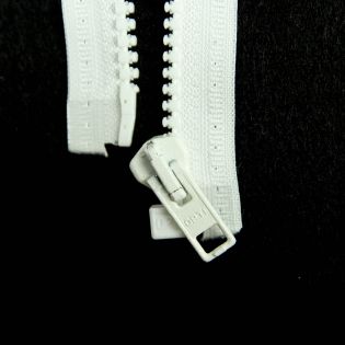 Reißverschluss Opti - P60 - 70cm - Werraschieber - teilbar - wollweiß