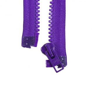Reißverschluss Opti - P60 - 75cm - Werraschieber - teilbar - lila