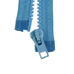 Reißverschluss Opti - P60 - 70cm - Werraschieber - teilbar - himmelblau