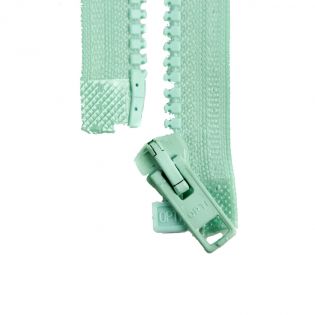 Reißverschluss Opti - P60 - 70cm - Werraschieber - teilbar - mintgrün