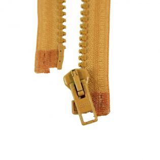 Reißverschluss Opti - P60 - 65cm - Werraschieber - teilbar - camel