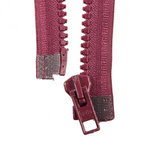 Reißverschluss Opti - P60 - 60cm - Werraschieber - teilbar - bordeaux