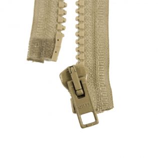 Reißverschluss Opti - P60 - 75cm - Werraschieber - teilbar - khaki