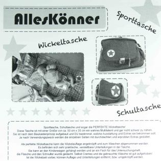 Schnittmuster - Farbenmix - AllesKönner - individuelle Tasche