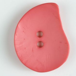 2-Loch-Knopf - 50 mm - Blatt - rosa