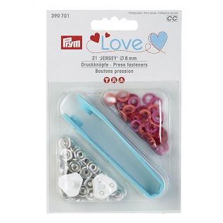 Prym Love - Jerseydruckknöpfe - rot