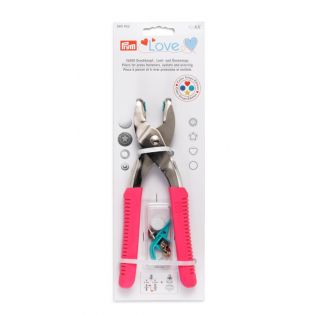 Prym Love Vario-Zange mit Loch-/Color Snaps Werkzeug - pink