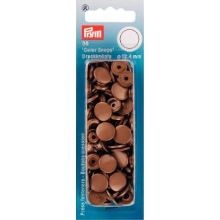 Prym Color Snaps Druckknöpfe 30 Stück rund 12,4mm - gold