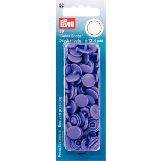 Prym Color Snaps Druckknöpfe 30 Stück rund 12,4mm - flieder