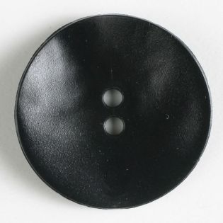 2-Loch-Knopf - 40 mm - schwarz-glänzend