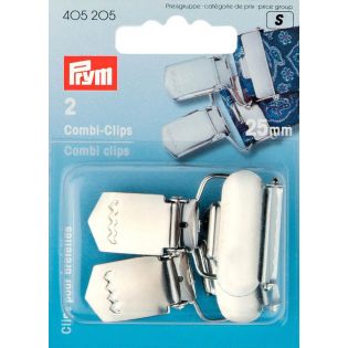 Prym - 2 Combi-Clips - 25mm - silber