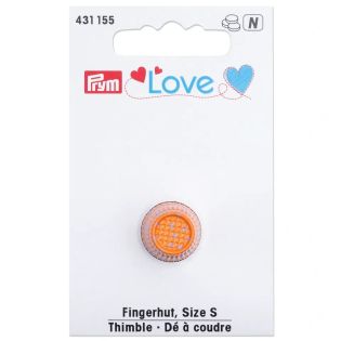 Prym Love - Fingerhut - Größe S - orange