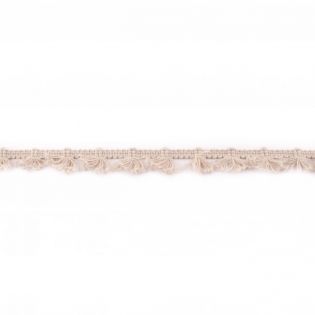 Quastenband - Baumwolle - uni - taupe