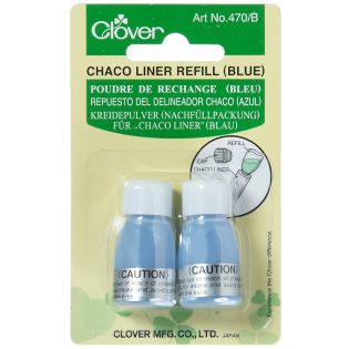 Clover - Chaco Liner - Kreidepulver zum Nachfüllen - blau