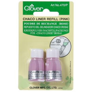 Clover - Chaco Liner - Kreidepulver zum Nachfüllen - rosa