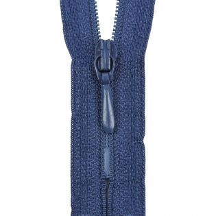 Reißverschluss Opti - S40 - 40cm - Tropfenschieber - nicht teilbar - marine