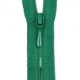 Reißverschluss Opti - S40 - 25cm - Tropfenschieber - nicht teilbar - grasgrün
