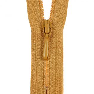 Reißverschluss Opti - S40 - 30cm - Tropfenschieber - nicht teilbar - camel