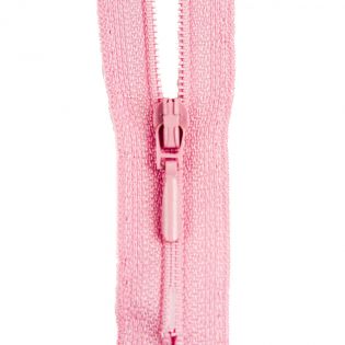 Reißverschluss Opti - S40 - 25cm - Tropfenschieber - nicht teilbar - rosa
