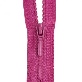 Reißverschluss Opti - S40 - 50cm - Tropfenschieber - nicht teilbar - pink