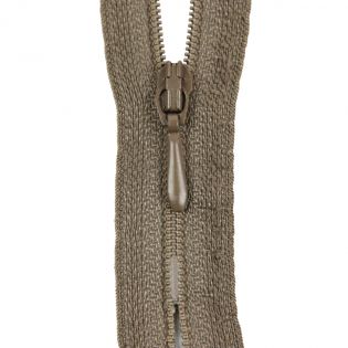 Reißverschluss Opti - S40 - 60cm - Tropfenschieber - nicht teilbar - taupe