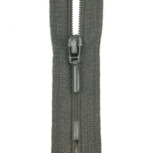 Reißverschluss Opti - S40 - 60cm - Tropfenschieber - nicht teilbar - schiefer