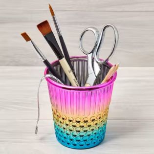 Tula Pink - Behälter Fingerhut -Regenbogen