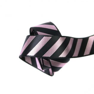 Glanzband - Streifen - 38 mm -  rose