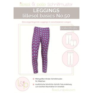 Schnittmuster - Lillesol & Pelle - Basics No. 50 - Leggings