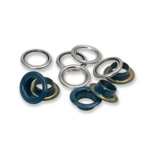 Prym - 20 Ösen mit Scheiben - Ø11 mm - Vario Creative Tool - marine
