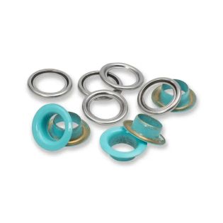 Prym - 20 Ösen mit Scheiben - Ø11 mm - Vario Creative Tool - mint