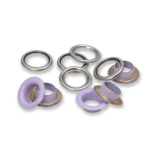 Prym - 20 Ösen mit Scheiben - Ø11 mm - Vario Creative Tool - lila