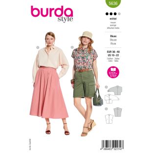 Schnittmuster - burda style - Hemdblusen - 5636