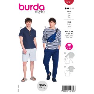 Schnittmuster - burda style - Herren Basic Shirts - 5641
