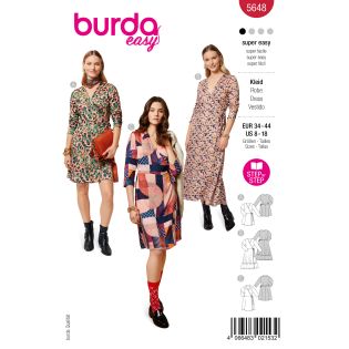 Schnittmuster - burda easy - Wickelkleider mit V-Ausschnitt - 5648