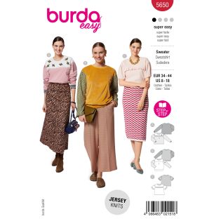 Schnittmuster - burda easy - Sweatshirts - 5650