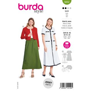 Schnittmuster - burda style - Strickkleid & Cardigan - 5652