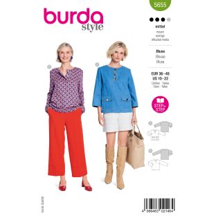 Schnittmuster - burda style - Lockere Blusen - 5655