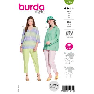 Schnittmuster - burda style - Tunika-Blusen - 5665