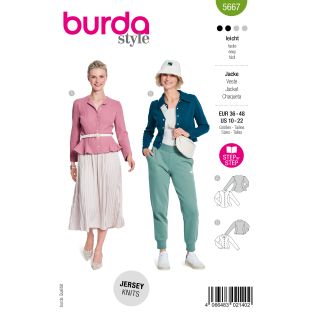 Schnittmuster - burda style - Cardigans mit Knöpfen - 5667
