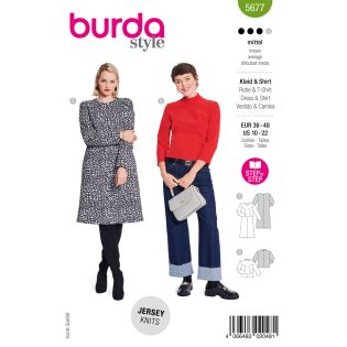 Schnittmuster - burda style - Kleid & Shirt - 5677
